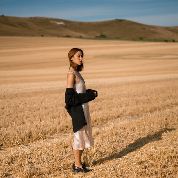 HORSES Atelier Slip Dress in Ivory/Champagne - Picture 14 of 16